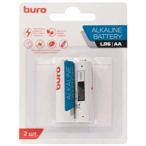 Батарея AA Buro LR6 (Alkaline)