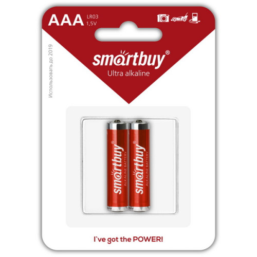 Батарея AAA Smart Buy LR03-2BL Ultra AIkaline