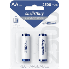 Батарея аккумуляторная AA Smartbuy SBBR-2A02BL2500