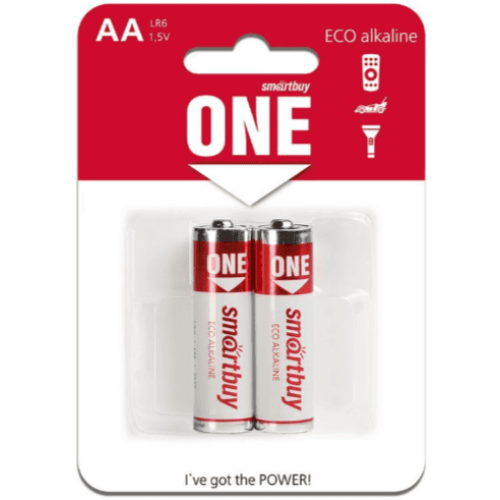Батарейка AA Smart Buy LR06-2BL ONE AIkaline
