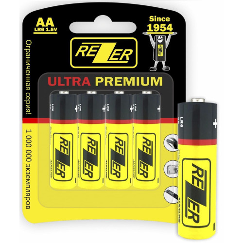 Батарейка Rezer ultra premiumLR6