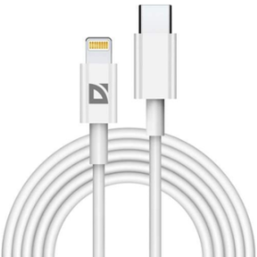 Кабель (QC3.0) для Apple Defender F182 (USB TypeC - Lightning) (2,0 м) 