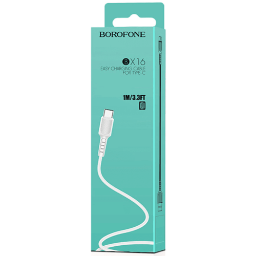 Кабель USB Type-C Borofone BX16 белый