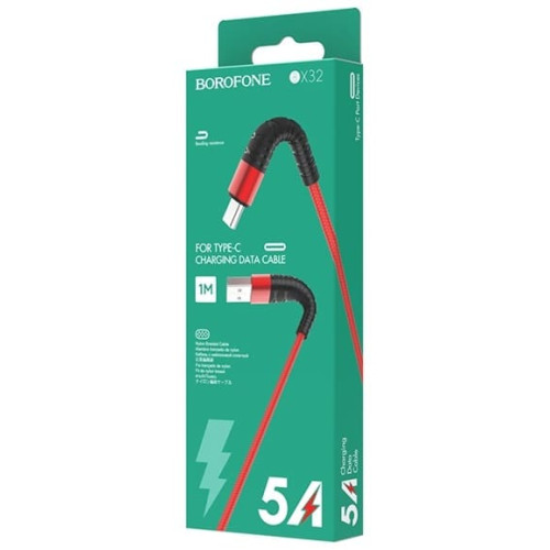 Кабель USB Type-C Borofone BX32 красный