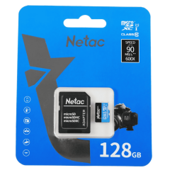 Карта памяти micro SDHC 128Gb Class 10 UHS-I U1 P500 Netac