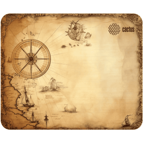 Коврик для мыши Cactus Antique map CS-MP-P08XS