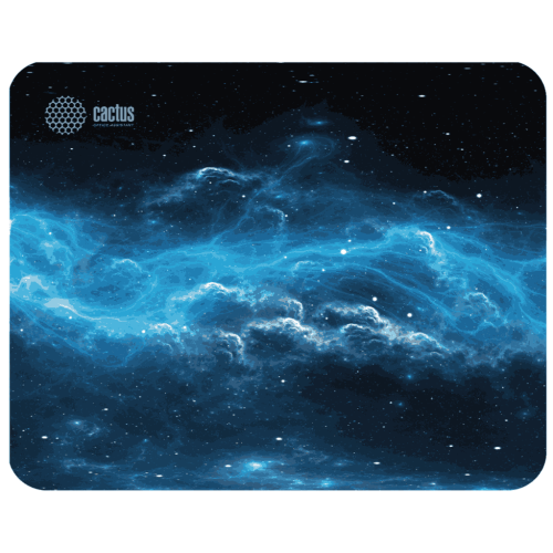 Коврик для мыши Cactus Space Clouds Medium ткань/резина (300x250x2 мм) (Космические облака)