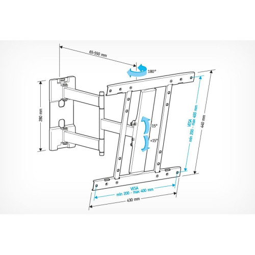 Кронштейн HOLDER LCD-SU4601-B