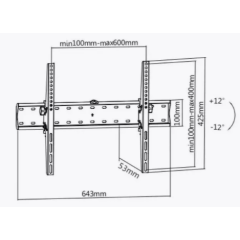 Кронштейн ULTRAMOUNTS UM839T для 32"-75"