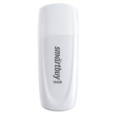 Накопитель Flash Drive USB 2.0 16 Gb Smart Buy Scout White