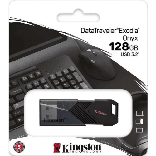 Накопитель  USB 3.2 128 Gb Kingston Traveler Exodia Onyx DTXON