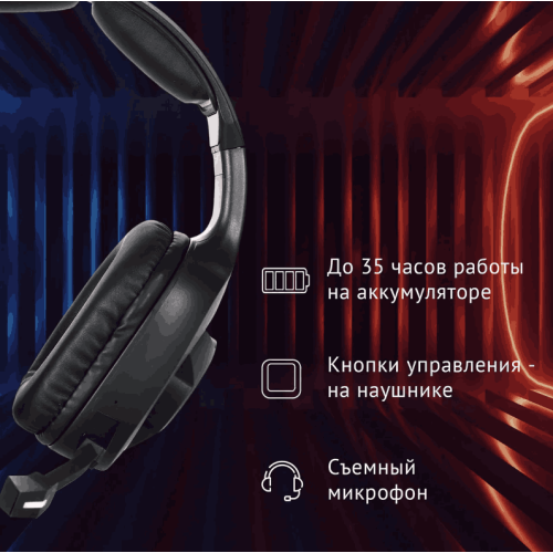 Наушники проводные полноразмерные Oklick с микрофоном HS-L575G
