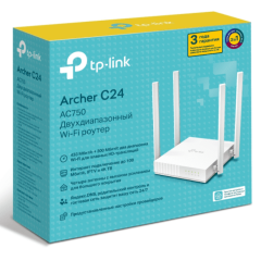Роутер Wi-Fi TP-LINK Archer C24 AC750