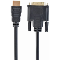 Шнур HDMI - DVI 1,8м 19M/19M Cablexpert